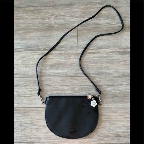 ZAC Zac Posen Bag Made Exclusively for Bloomingdales Small Black Crossbody Bag - Picture 1 of 11